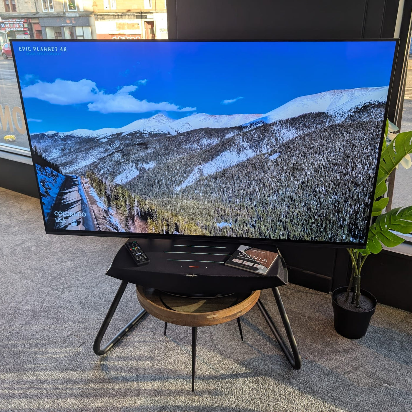 Sony XR-55A80L OLED 55" Television with Spectral Tube TV Stand - Ex-Demonstration