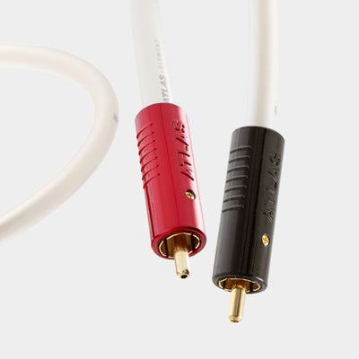 ATLAS Element Achromatic RCA | Speaker Cable | Integra connector type | Red and Black | Holburn Online