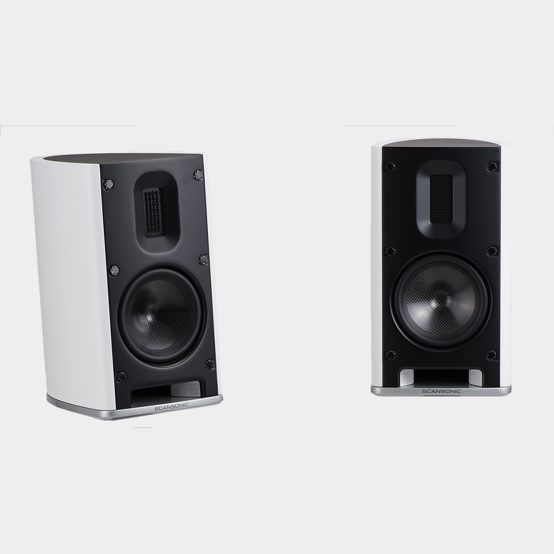 Scansonic HD MB1B Standmount Loudspeakers - Satin White - Ex-Demonstration