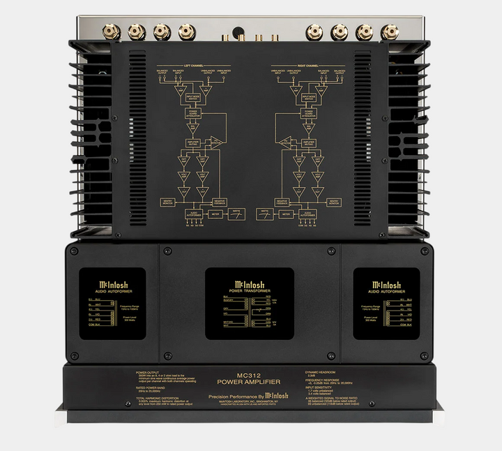 McIntosh MC312 Stereo Power Amplifier