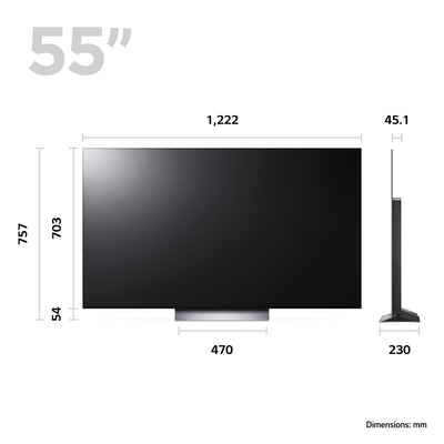 OLED55C36LA LG OLED evo C3 55 inch 4K Smart TV