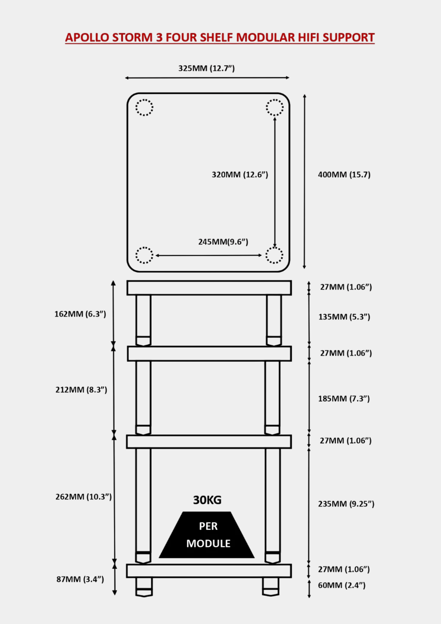 Apollo Storm 3 Hi-Fi Rack