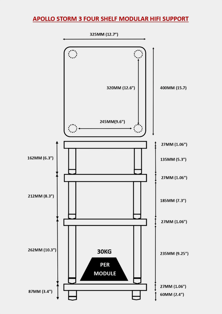 Apollo Storm 3 Hi-Fi Rack