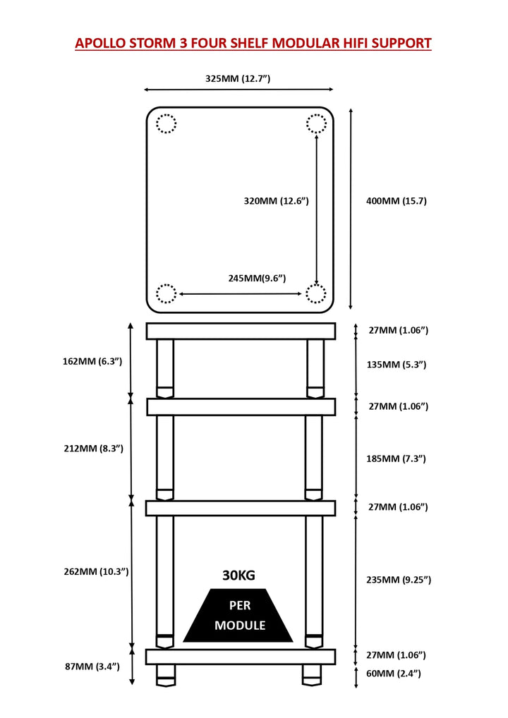 Apollo Storm 3 Hi-Fi Rack