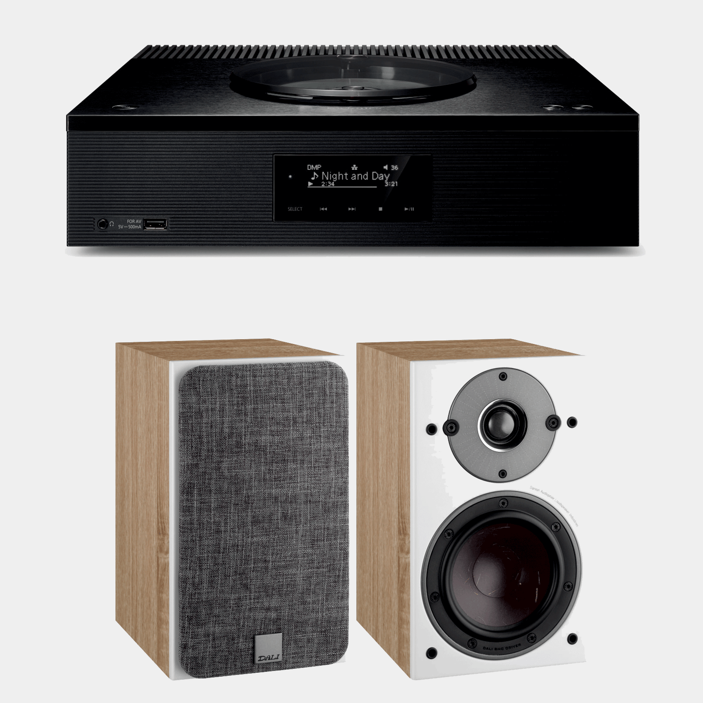 Technics SA-C600 & DALI OBERON 1 SYSTEM