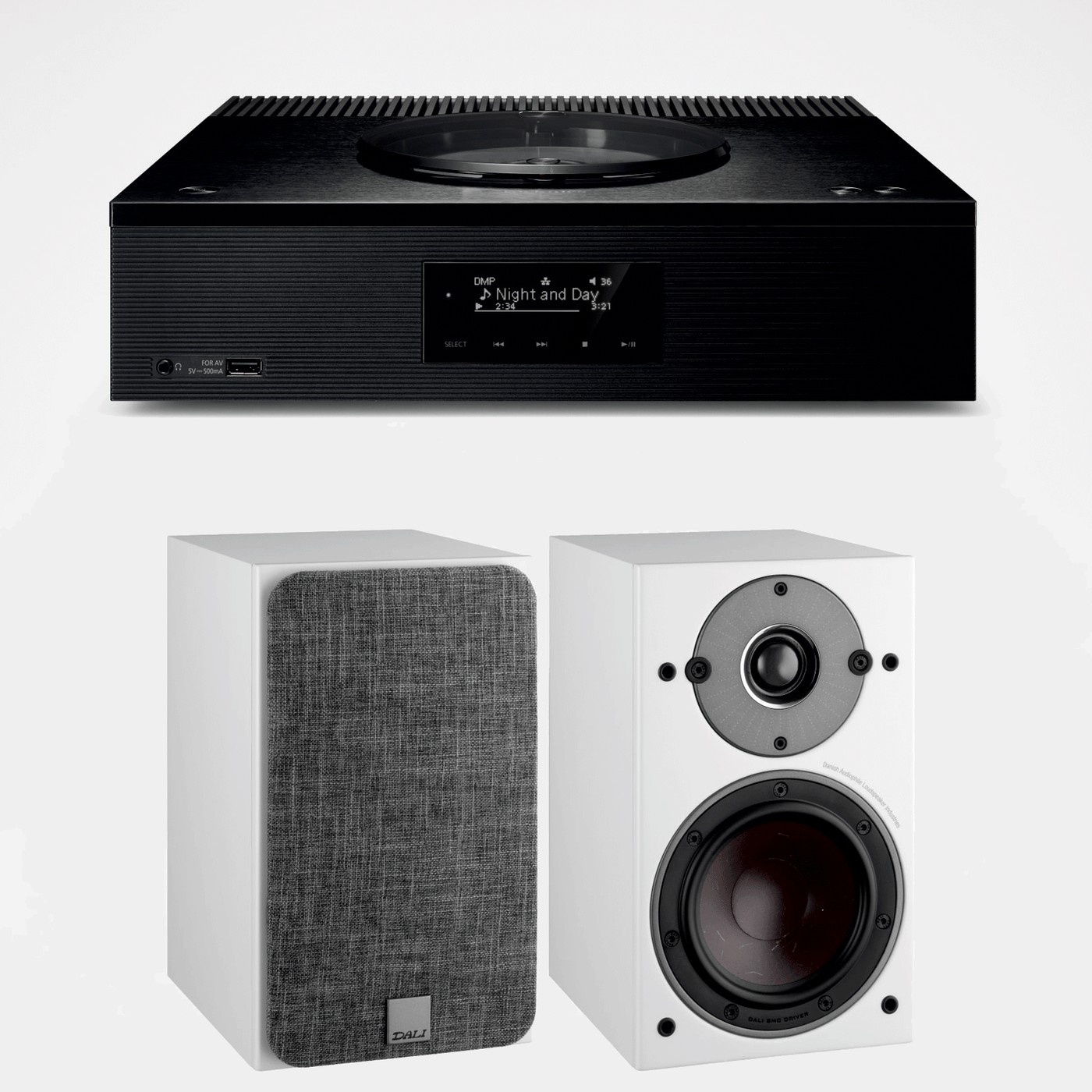 Technics SA-C600 System with Dali Oberon Speakers