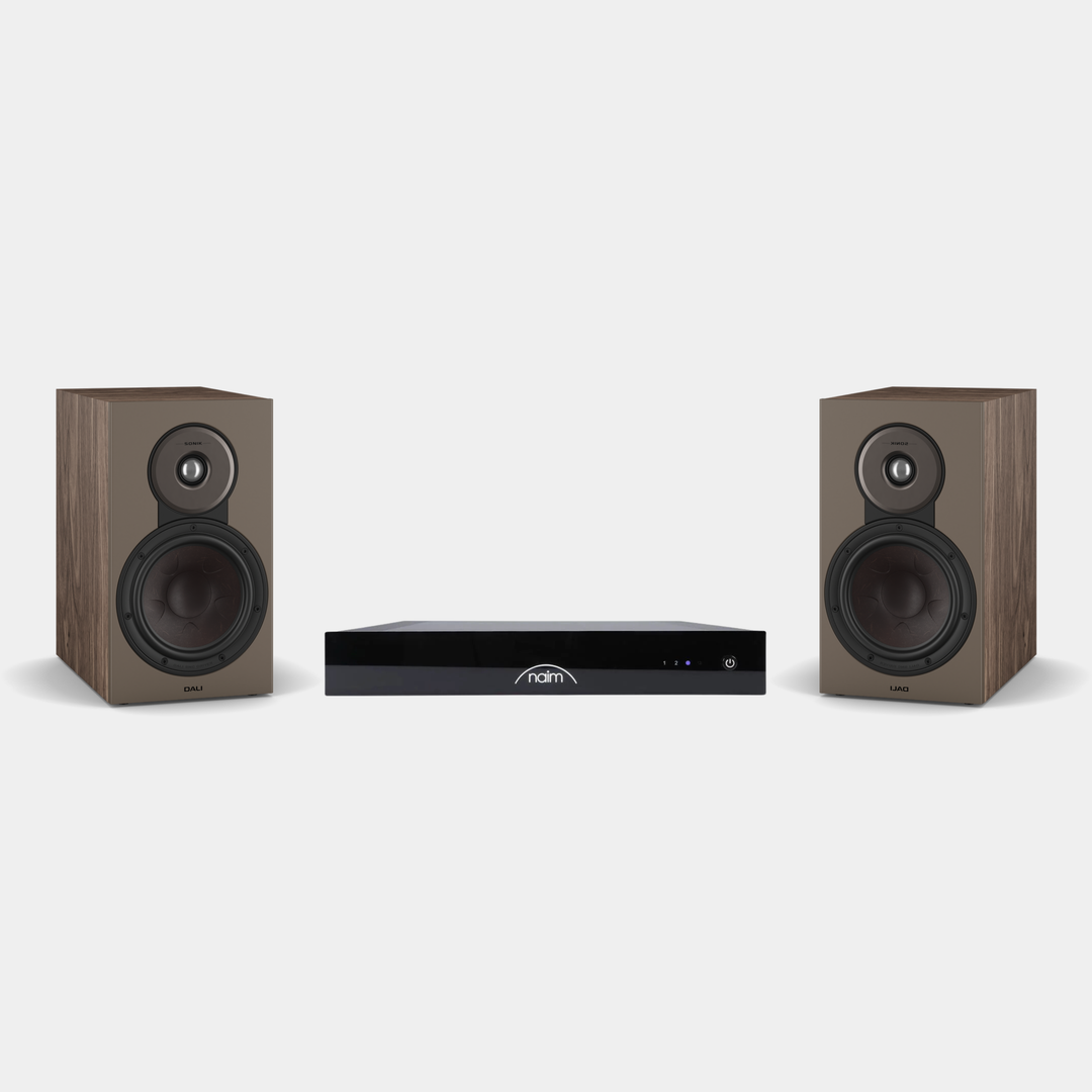 Dali + Naim - Low-Profile Streaming System Bundle
