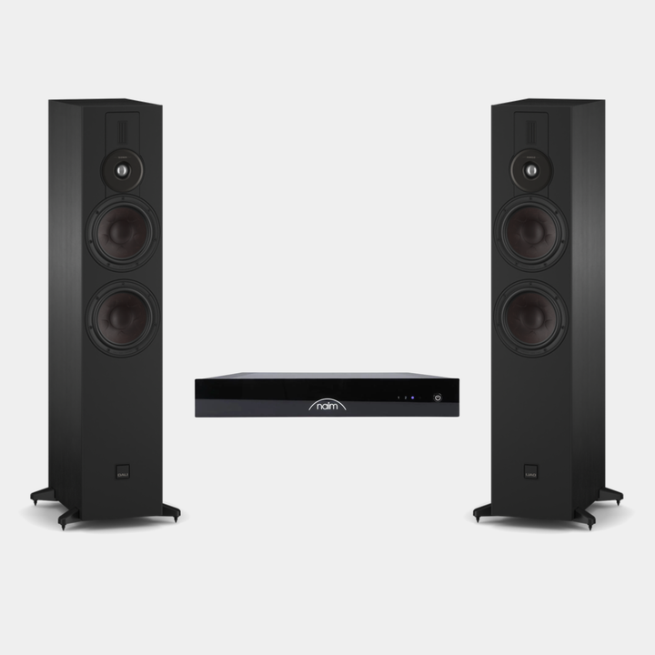 Dali + Naim - Low-Profile Streaming System Bundle