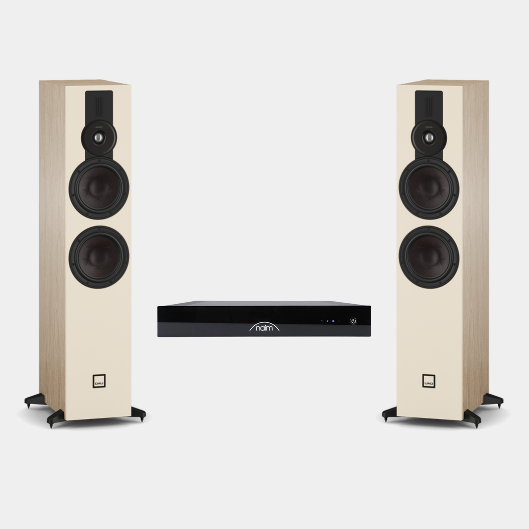 Dali + Naim - Low-Profile Streaming System Bundle