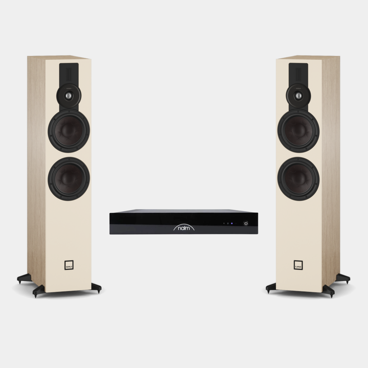 Dali + Naim - Low-Profile Streaming System Bundle