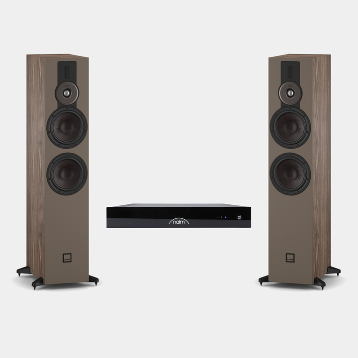 Dali + Naim - Low-Profile Streaming System Bundle