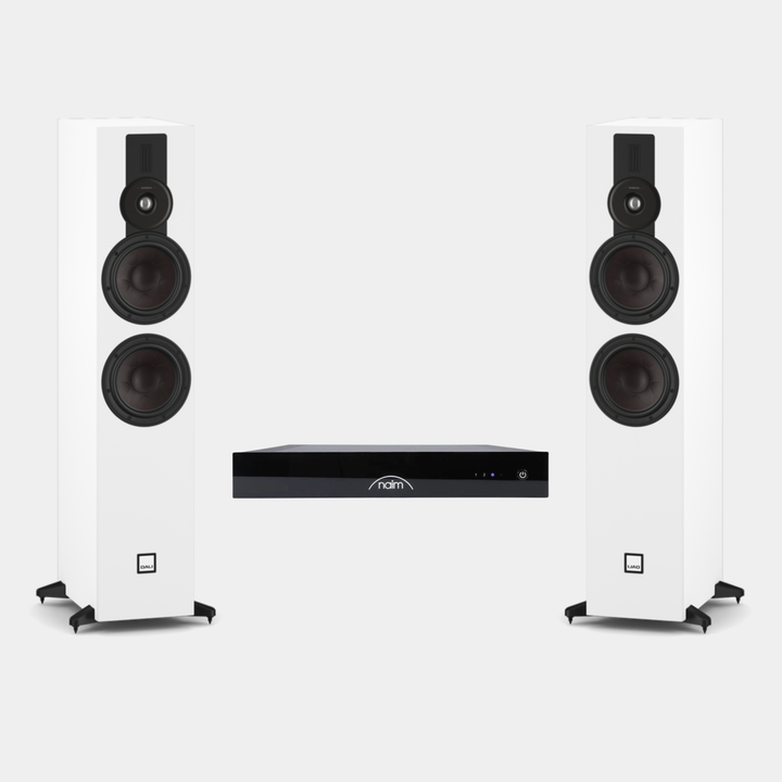 Dali + Naim - Low-Profile Streaming System Bundle