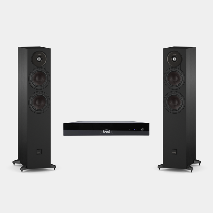 Dali + Naim - Low-Profile Streaming System Bundle