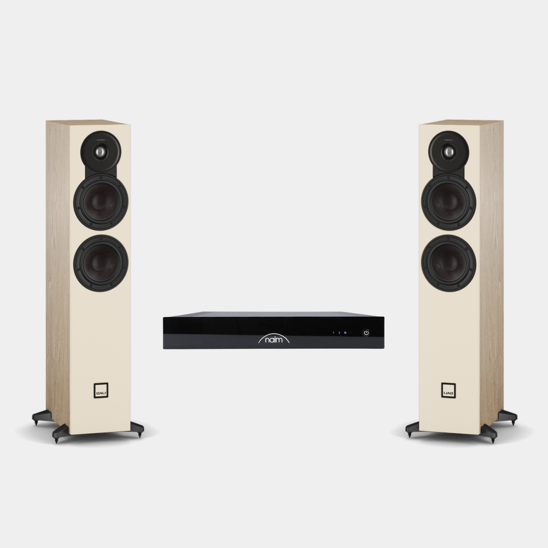 Dali + Naim - Low-Profile Streaming System Bundle