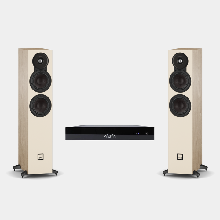 Dali + Naim - Low-Profile Streaming System Bundle