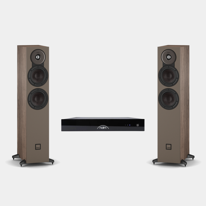 Dali + Naim - Low-Profile Streaming System Bundle