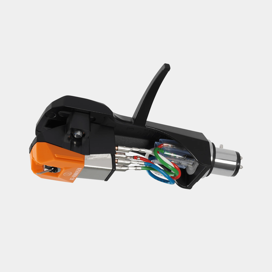 Audio Technica AT-VM Series Moving Magnet Cartridge on AT-HS6 Headshell
