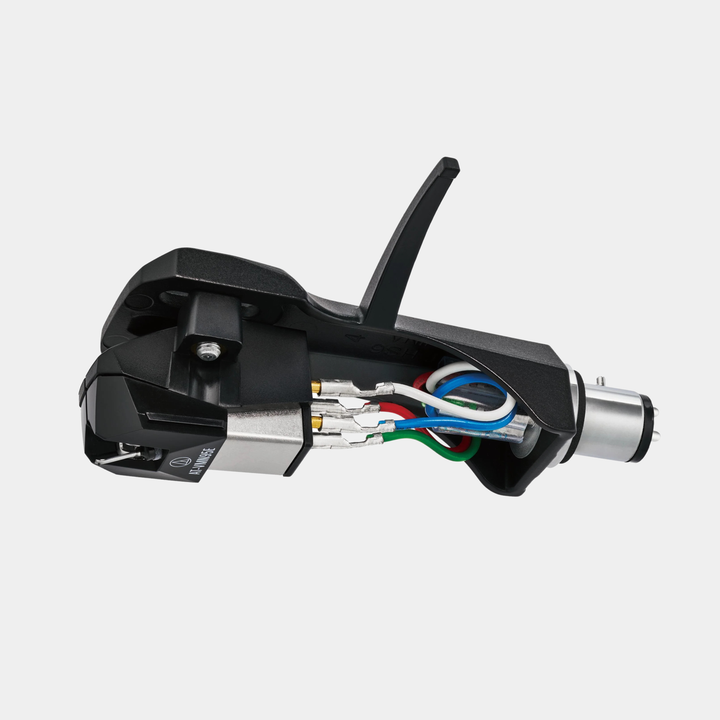 Audio Technica AT-VM Series Moving Magnet Cartridge on AT-HS6 Headshell