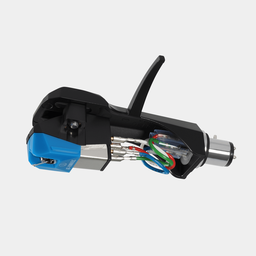 Audio Technica AT-VM Series Moving Magnet Cartridge on AT-HS6 Headshell