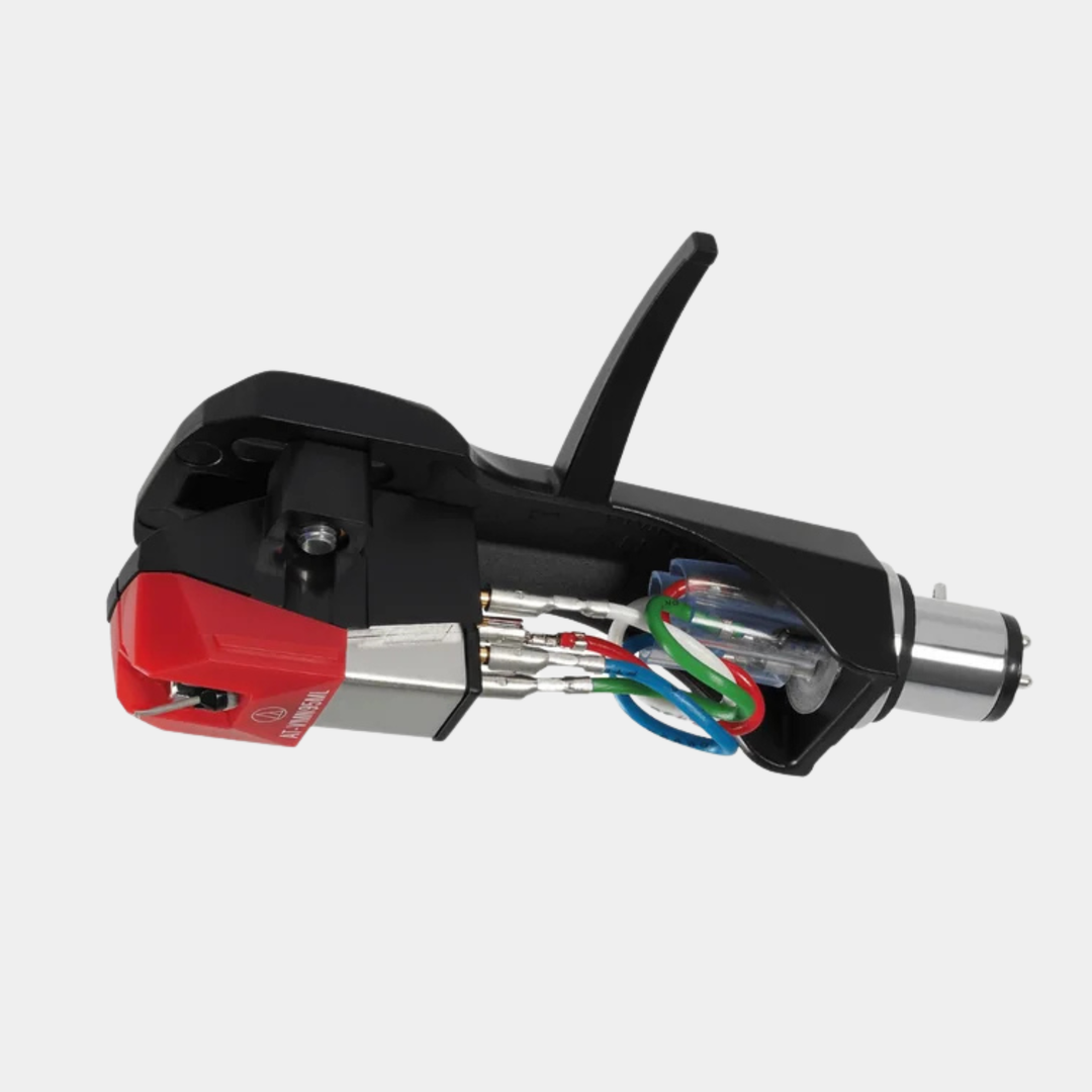 Audio Technica AT-VM Series Moving Magnet Cartridge on AT-HS6 Headshell