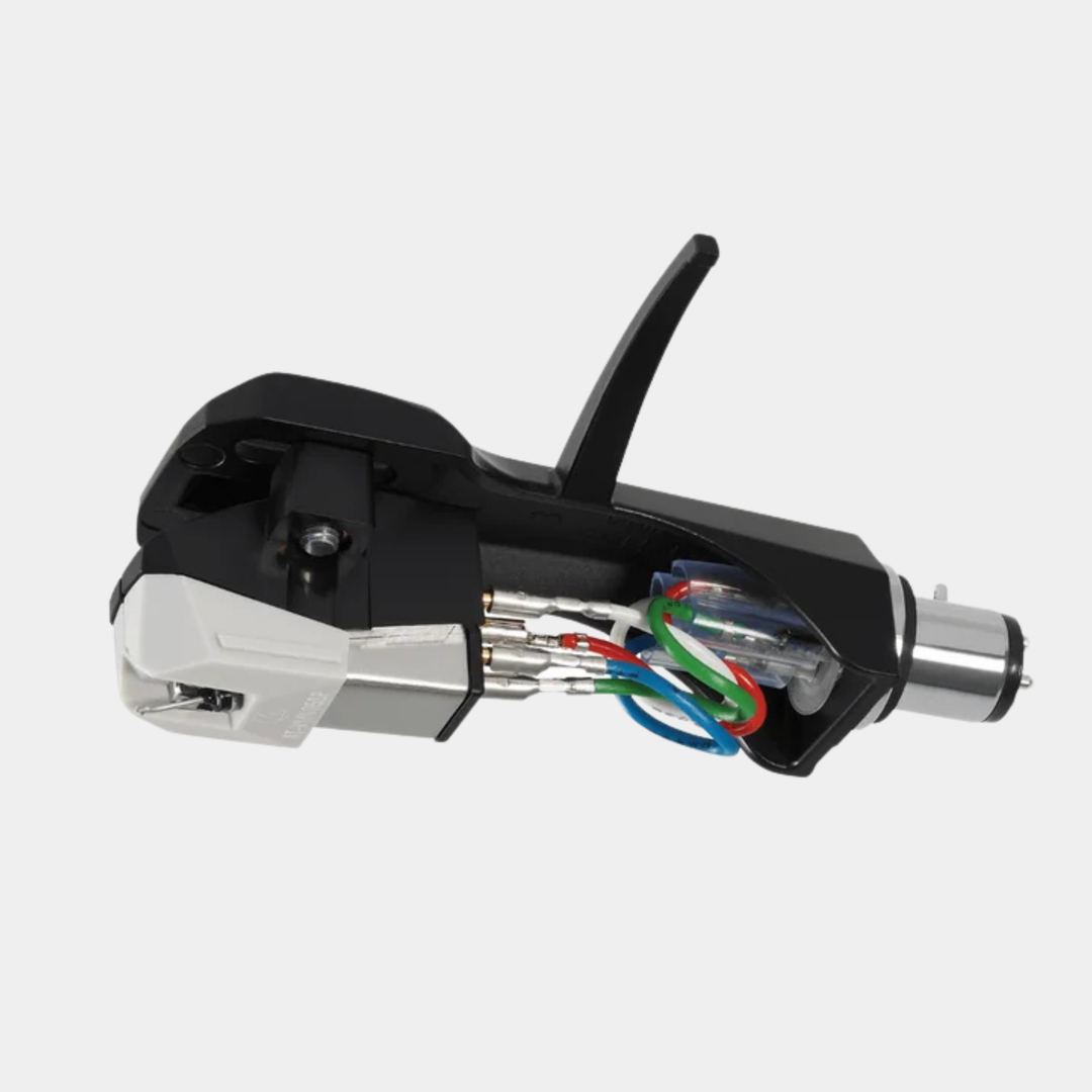 Audio Technica AT-VM Series Moving Magnet Cartridge on AT-HS6 Headshell