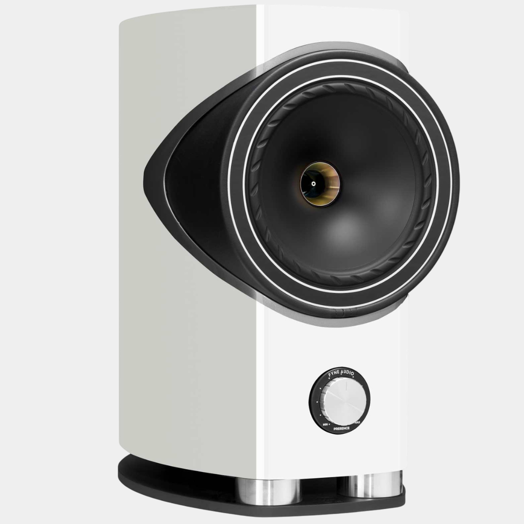 Fyne Audio F1-8 Standmount Loudspeakers - Piano Gloss White