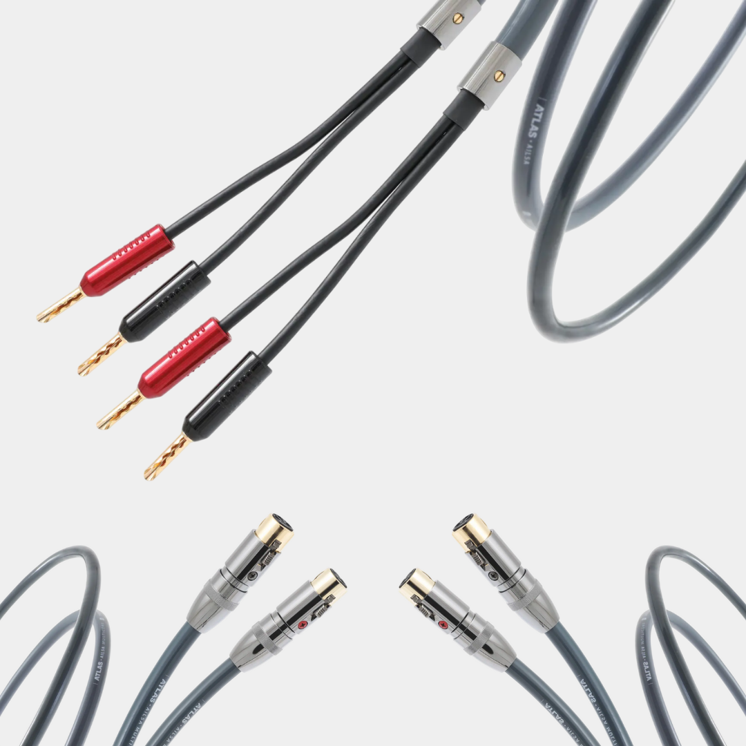 Atlas Ailsa - 2x XLR cables + Speaker Cables Bundle - Pre-Owned