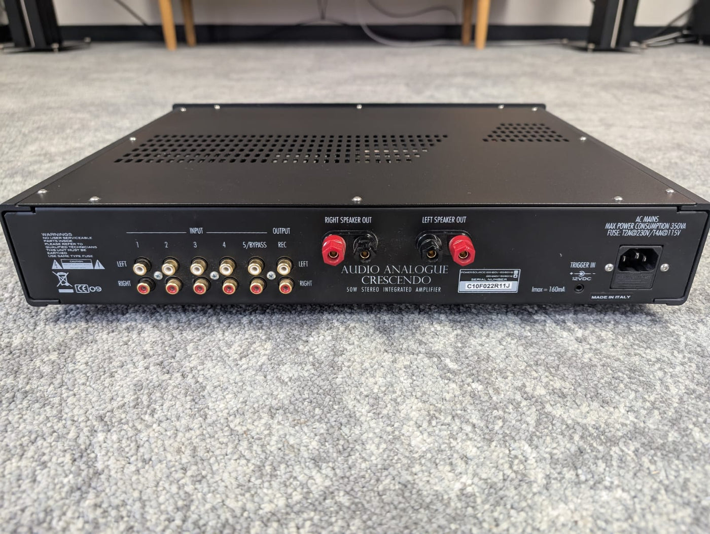 Audio Analogue Crescendo Integrated Amplifier - Pre-Owned