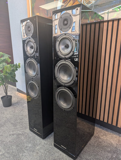 Spendor A9 Floorstanding Speakers in Piano Gloss Black - Pre-Owned