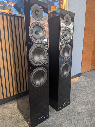 Spendor A9 Floorstanding Speakers in Piano Gloss Black - Pre-Owned