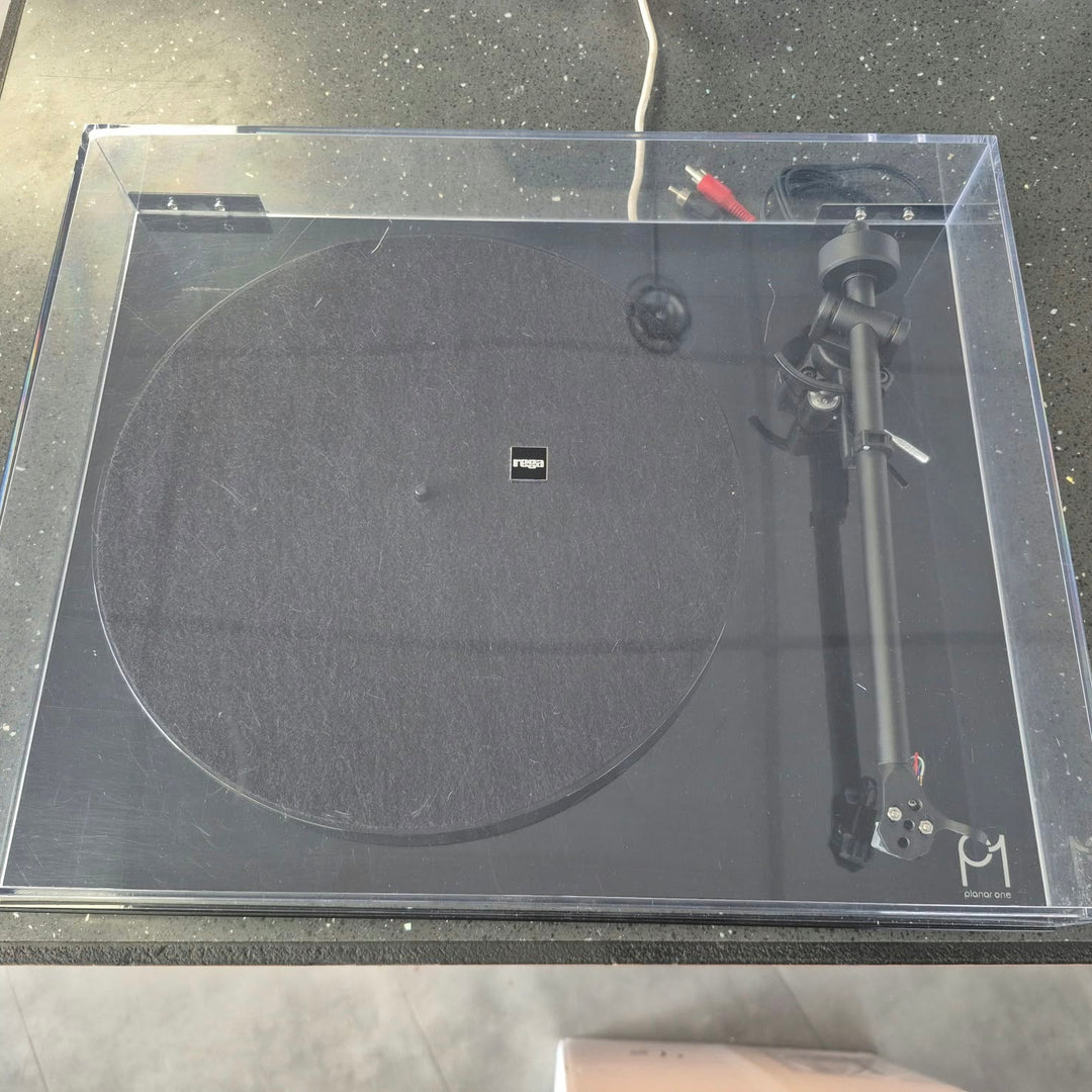 Rega Planar 1 Turntable in Gloss Black w/ Carbon Pro - Pre-Owned