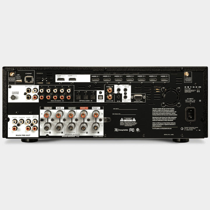 Rear view of Anthem MRX-540