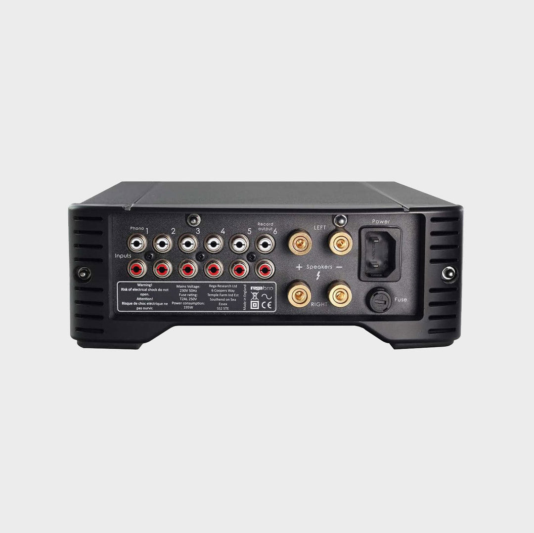 Connections on the rega brio integrated amplifier