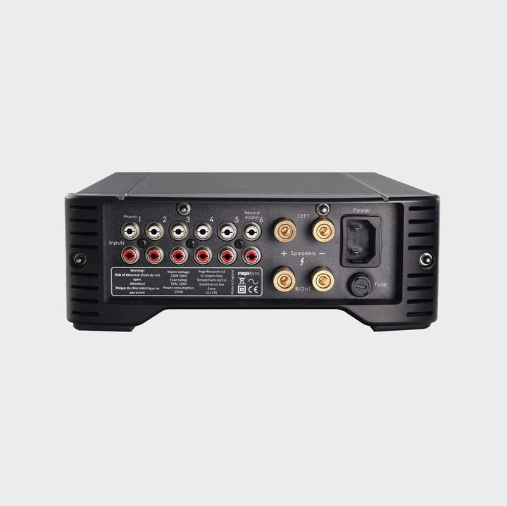 Connections on the rega brio integrated amplifier