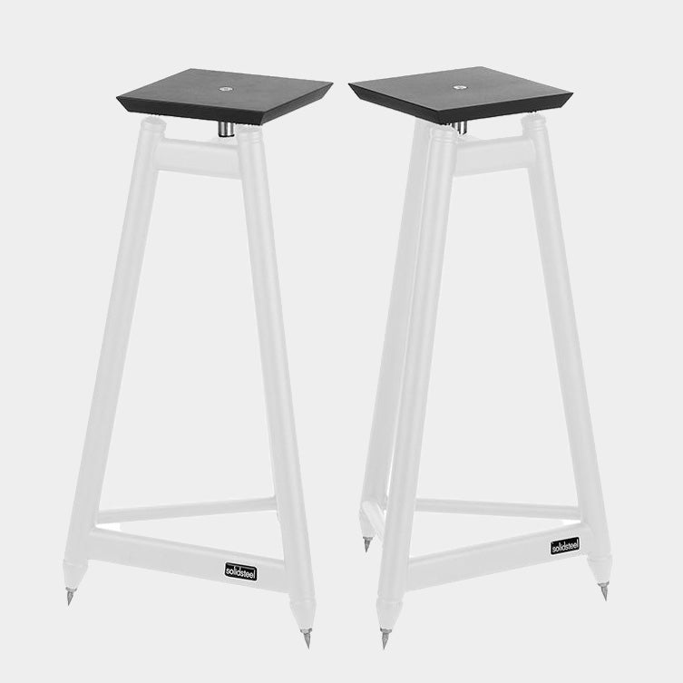 Solidsteel SS-6 Speaker Stands in White - Clearance