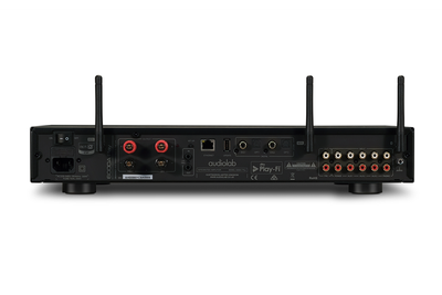 Audiolab 6000A Play rear in black