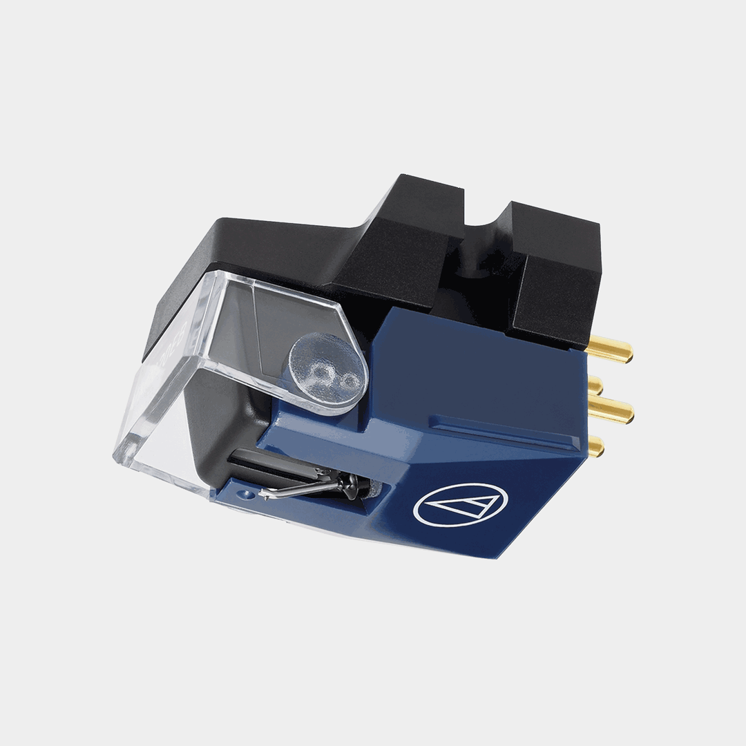 Audio Technica VM520EB | Moving Magnet Cartridge | Blue and Black Hero Shot | Holburn Online