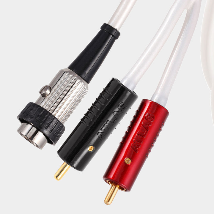 Atlas Element 5 pin Din Achromatic to two RCA and Din end can be wired as a input or output connection | Holburn Online