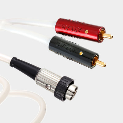 Atlas Element 5 pin Din Achromatic to two RCA and Din end can be wired as a input or output connection | Holburn Online