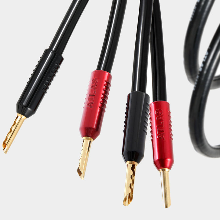 Atlas Hyper  3.5 speaker cable fitted with Achromatic Z plugs