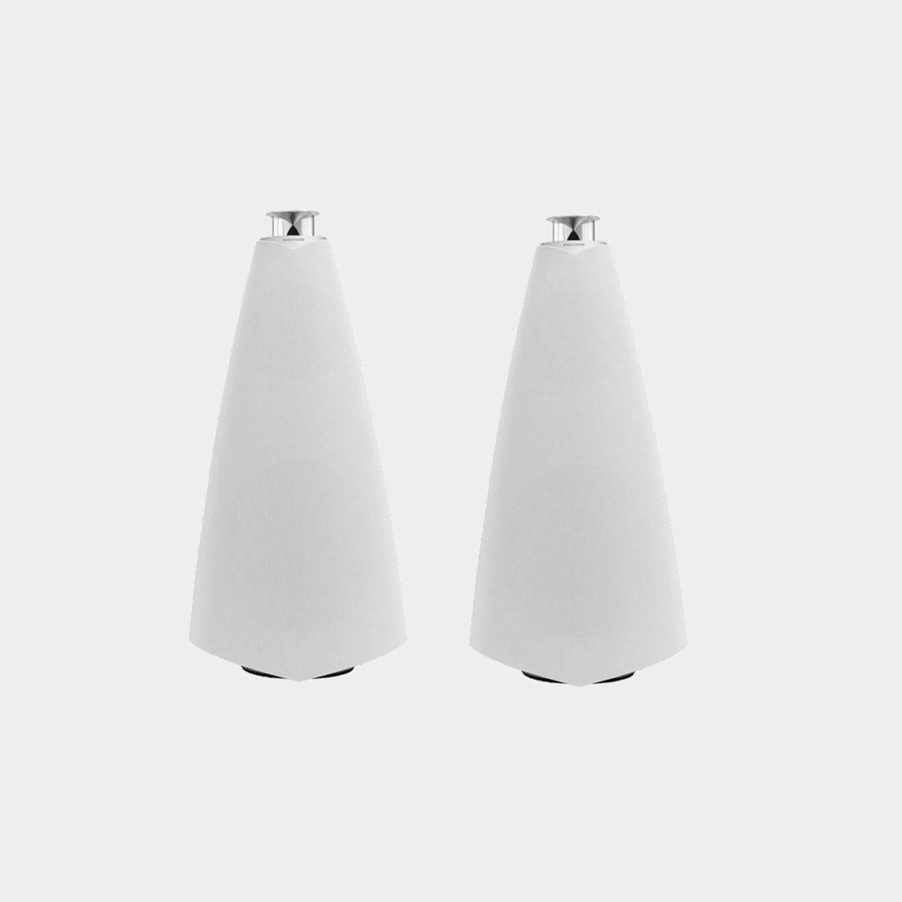White Beolab 20 speakers look amazing in the home