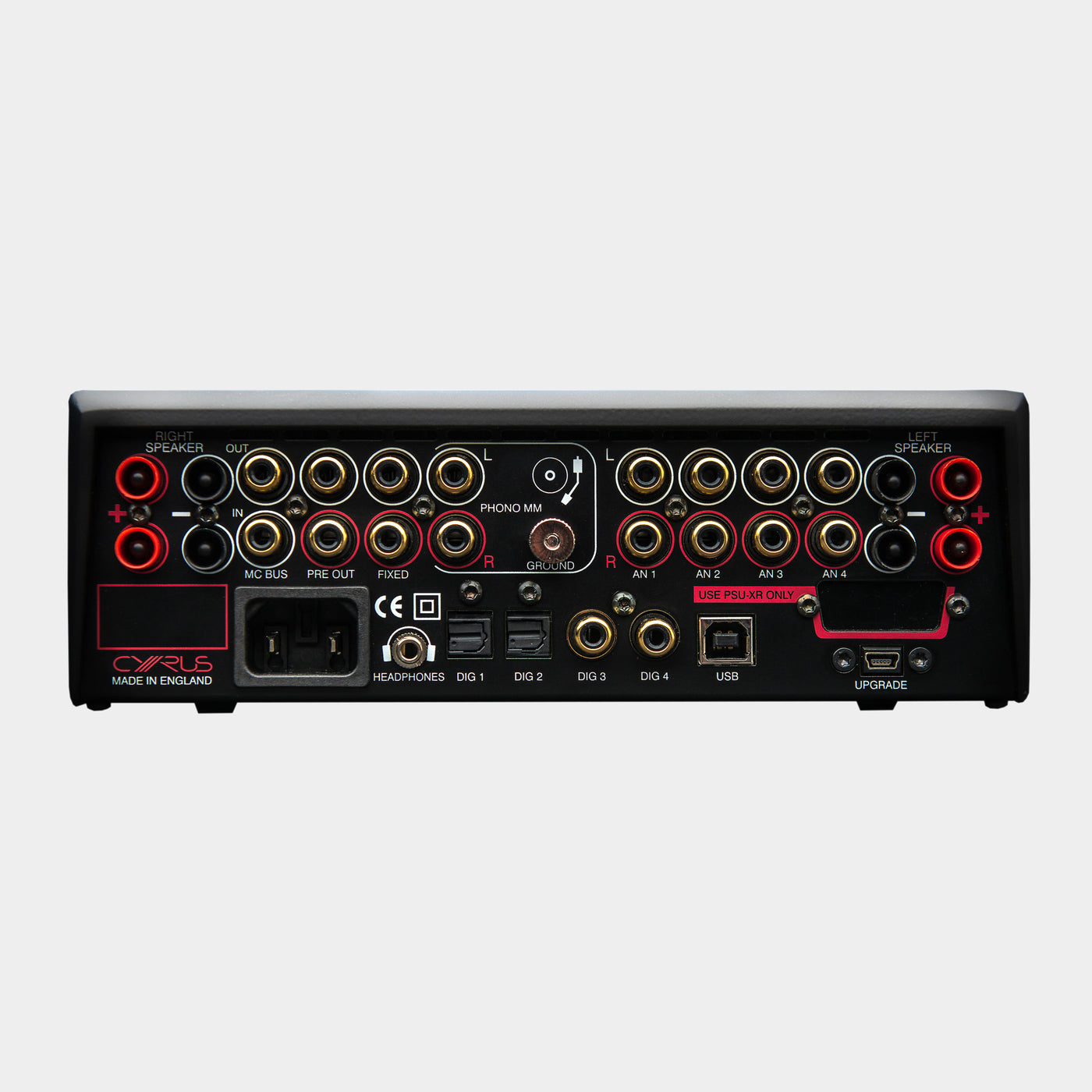 Cyrus i7-XR Integrated Amplifier Black | Rear | Holburn Online