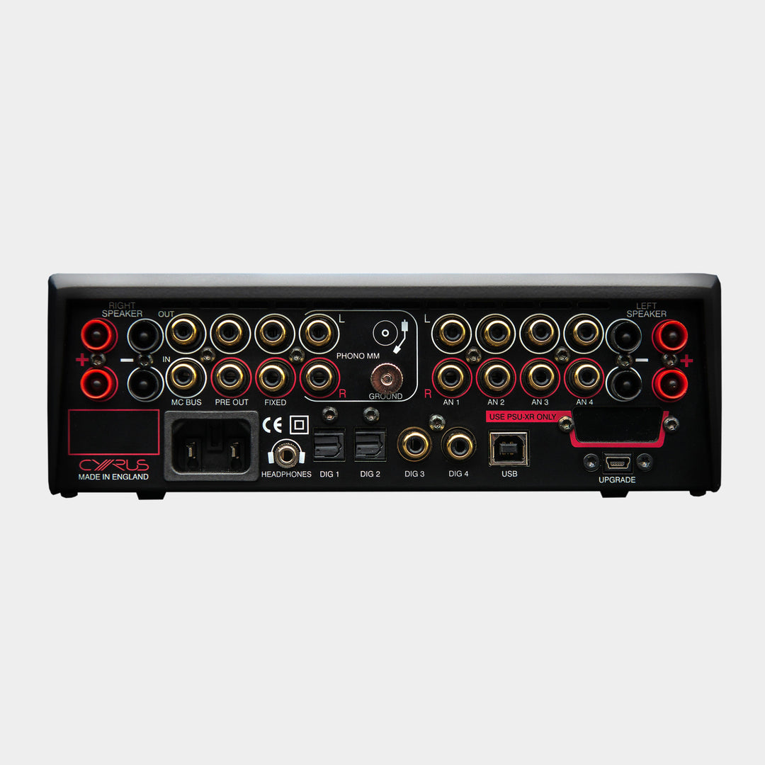Cyrus i7-XR Integrated Amplifier Black | Rear | Holburn Online