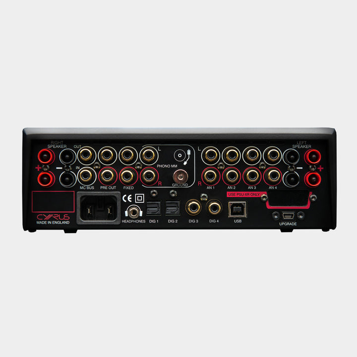 Cyrus i7-XR Integrated Amplifier Black | Rear | Holburn Online