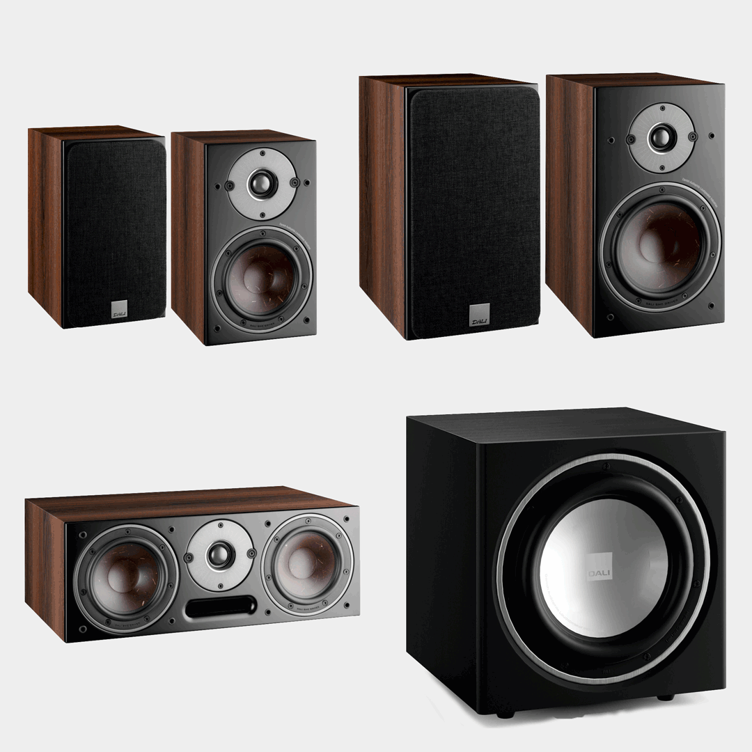 Dali Oberon 3 | 5.1 Speaker Package | Walnut | Holburn Online