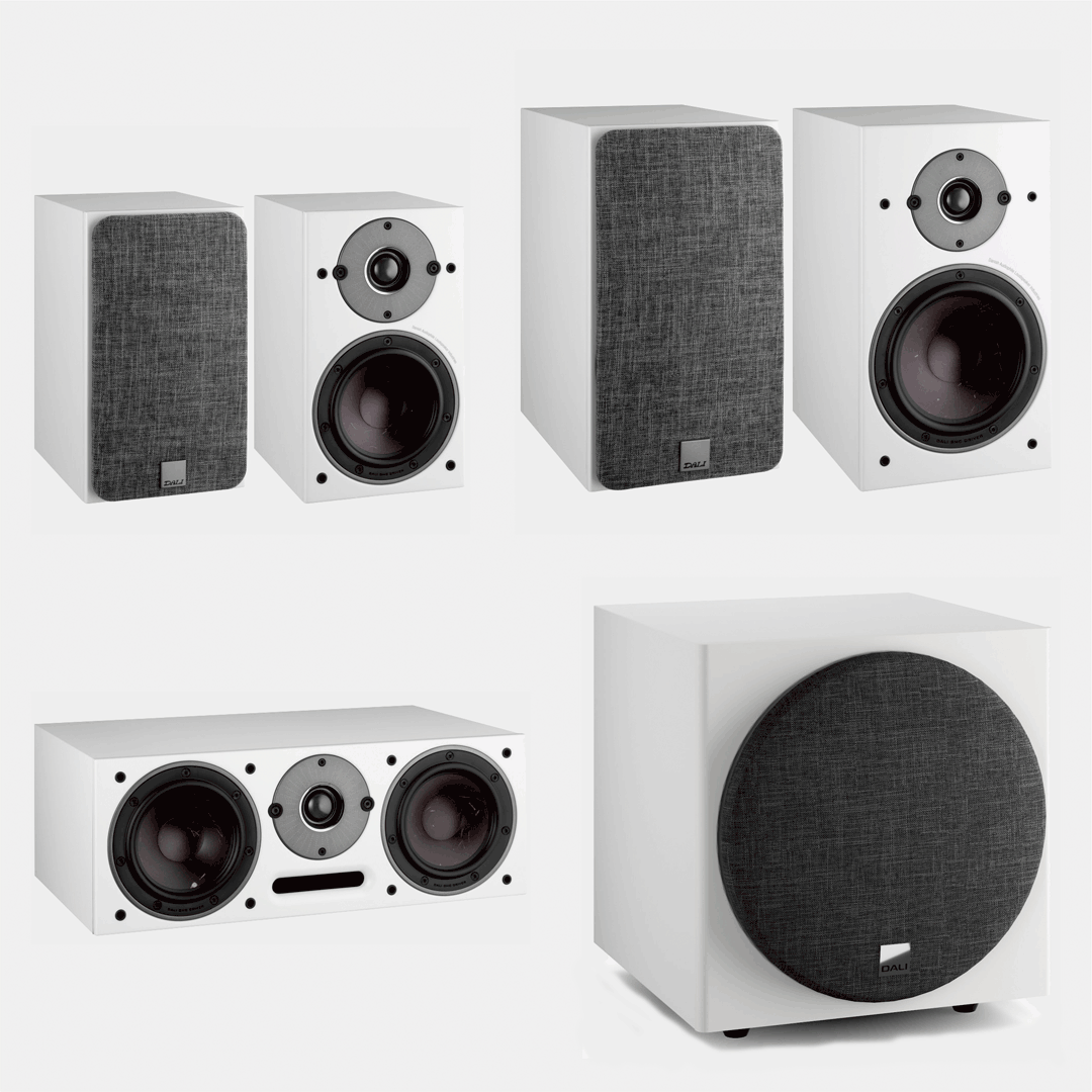 Dali Oberon 3 | 5.1 Speaker Package | White | Holburn Online