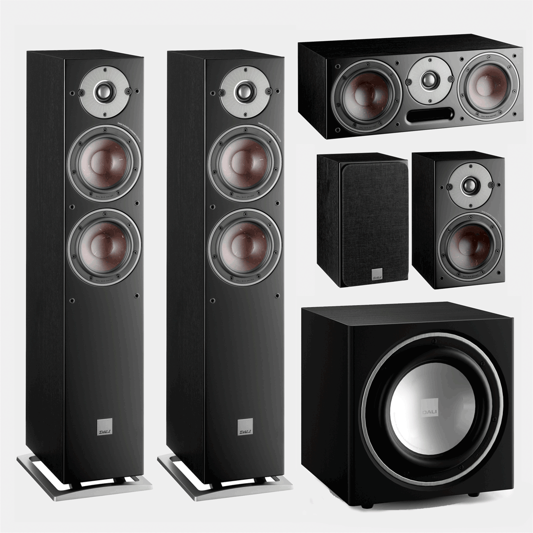 Dali Oberon 5 5.1 Speaker Package | Black | Holburn Online