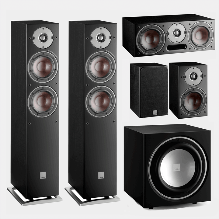 Dali Oberon 5 5.1 Speaker Package | Black | Holburn Online