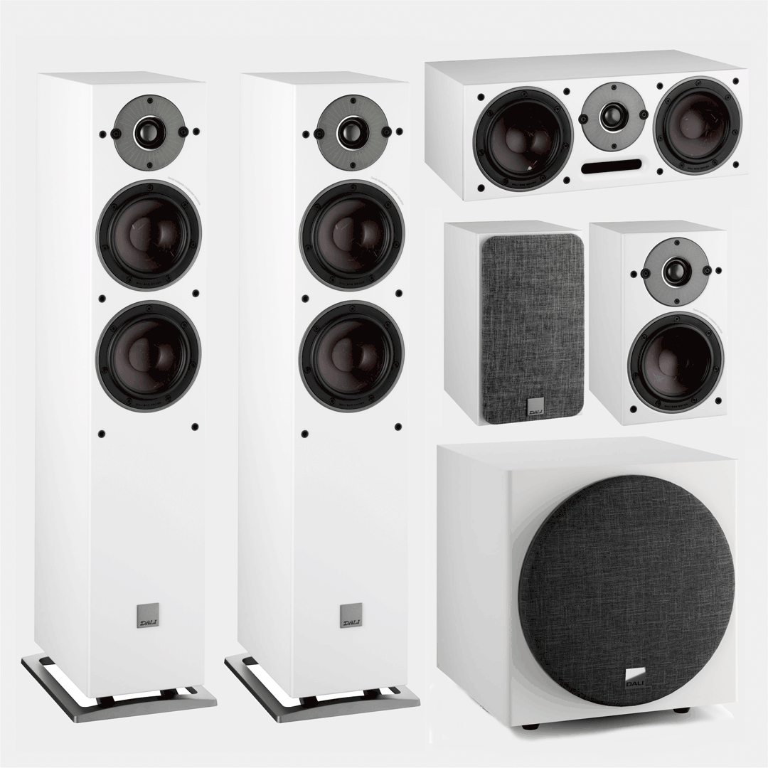 Dali Oberon 5 5.1 | Speaker Package | White | Holburn Online