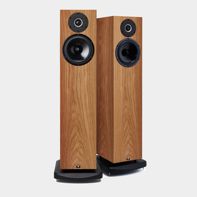 Kudos Cardea C20 Loudspeakers | Natural Oak | Pair | Front | Holburn Online